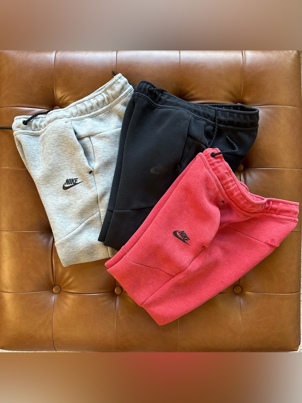Lot of 3 pairs Nike Sportswear Tech Fleece Big Kids' Joggers Sweatpants